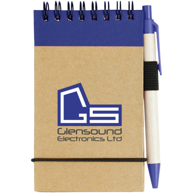 Bloc-notes à spirales A7 avec stylo Zuse 