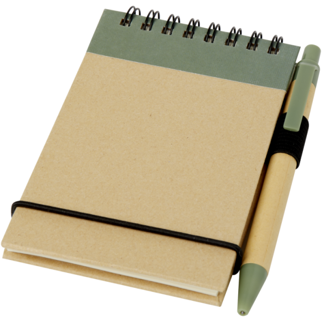 Bloc-notes à spirales A7 avec stylo Zuse 