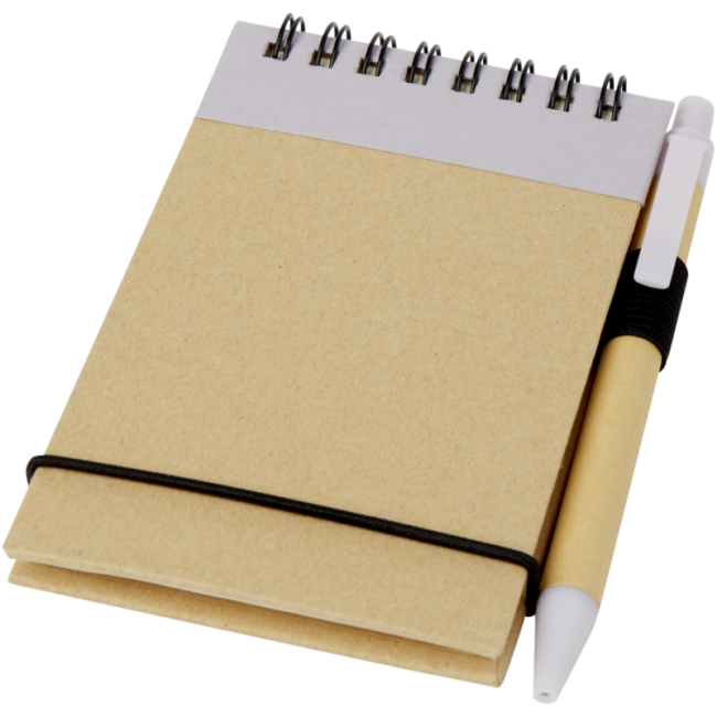 Bloc-notes à spirales A7 avec stylo Zuse 