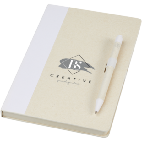 Carnet et stylo en briques de lait recyclées Dairy Dream 