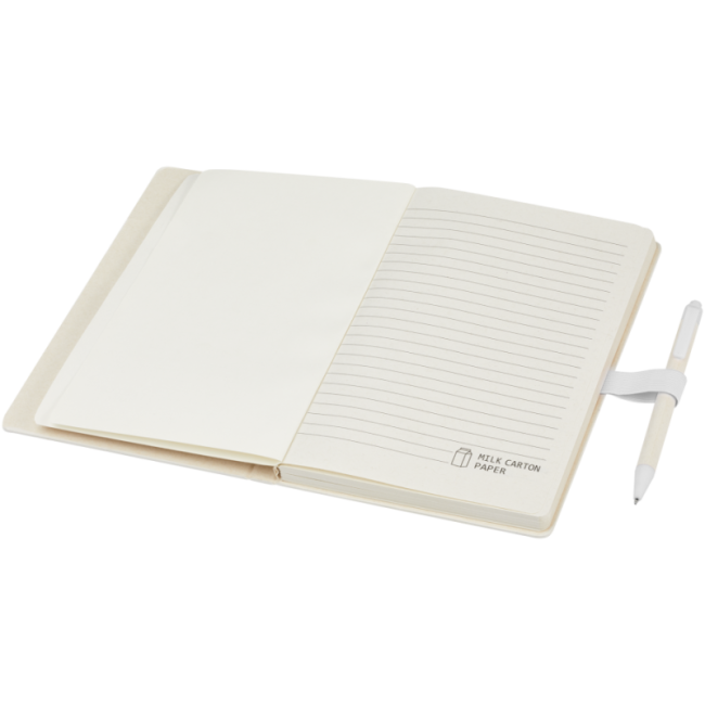 Carnet et stylo en briques de lait recyclées Dairy Dream 