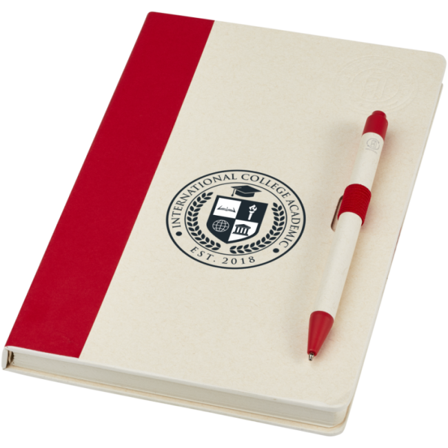 Carnet et stylo en briques de lait recyclées Dairy Dream 