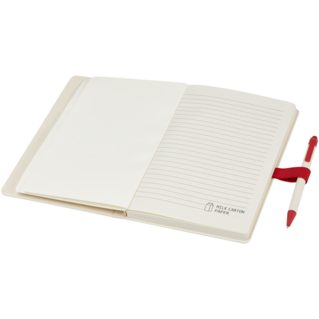 Carnet et stylo en briques de lait recyclées Dairy Dream 