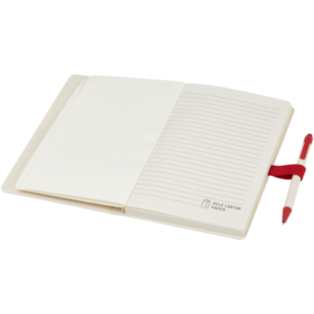 Carnet et stylo en briques de lait recyclées Dairy Dream 