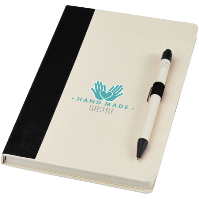 Carnet et stylo en briques de lait recyclées Dairy Dream 