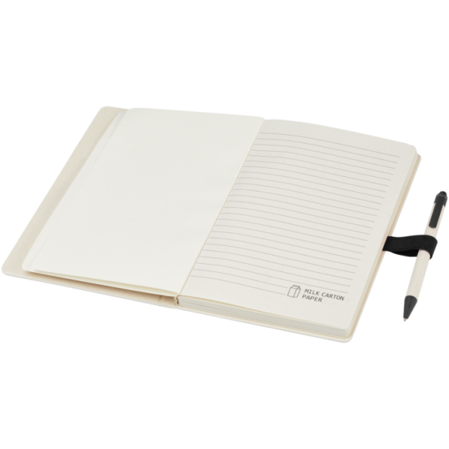Carnet et stylo en briques de lait recyclées Dairy Dream 
