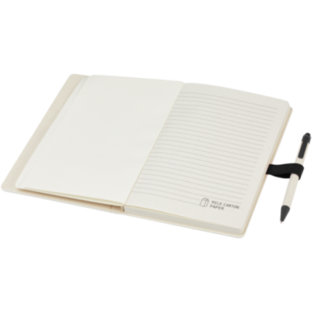 Carnet et stylo en briques de lait recyclées Dairy Dream 