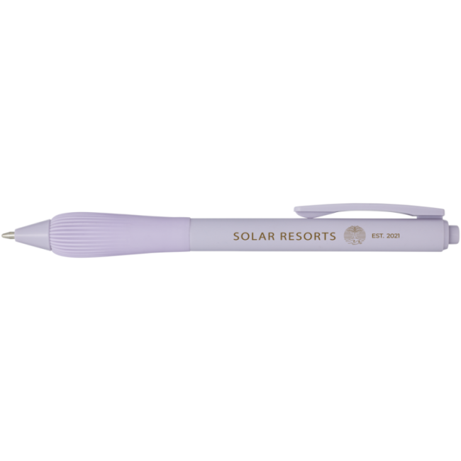 Stylo personnalisable en plastique recyclé Lorena 