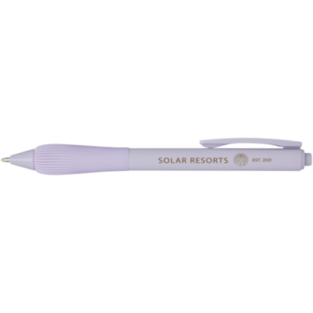 Stylo personnalisable en plastique recyclé Lorena 