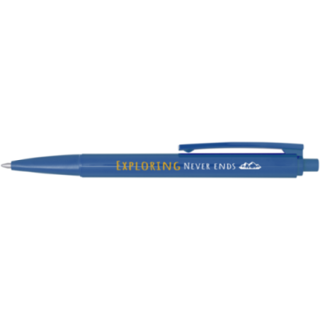 Stylo publicitaire en plastique recyclé Elsa (encre noire) 