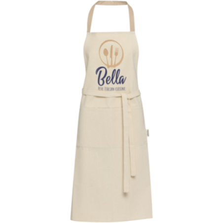 Tablier personnalisé en coton recyclé Nia 