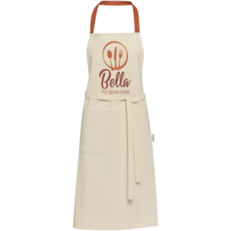 Tablier personnalisé en coton recyclé Nia 