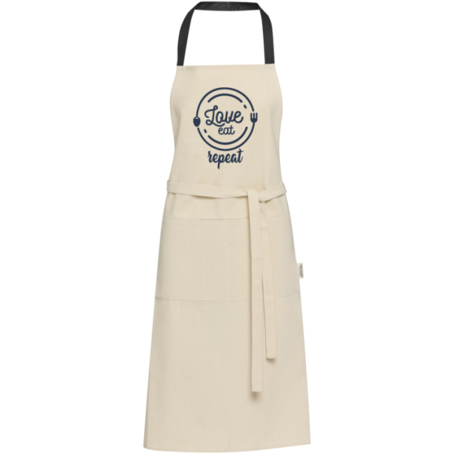 Tablier personnalisé en coton recyclé Nia 