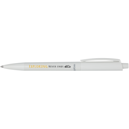 Stylo bille en plastique recyclé Martha (encre noire) 
