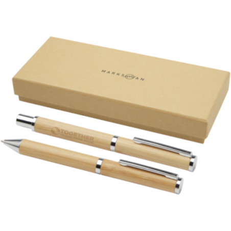 Coffret cadeau stylo bille et stylo roller Marksman Apolys 