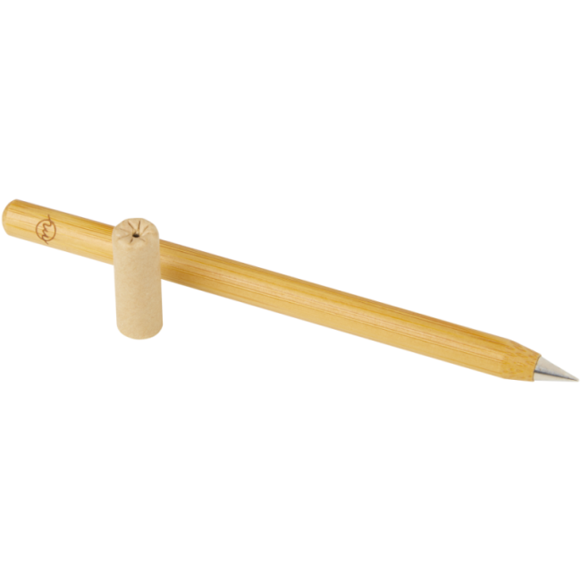 Stylo sans encre personnalisé en bambou Perie 