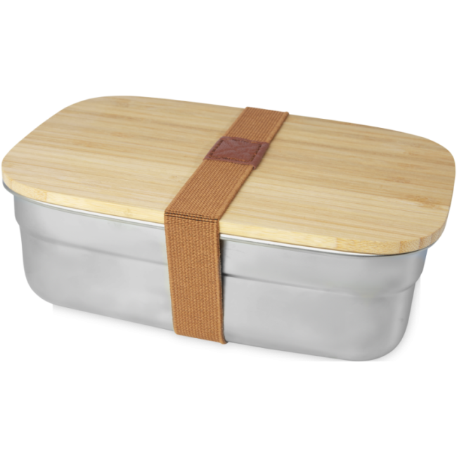 Lunch box personnalisée en inox et bambou Tite 
