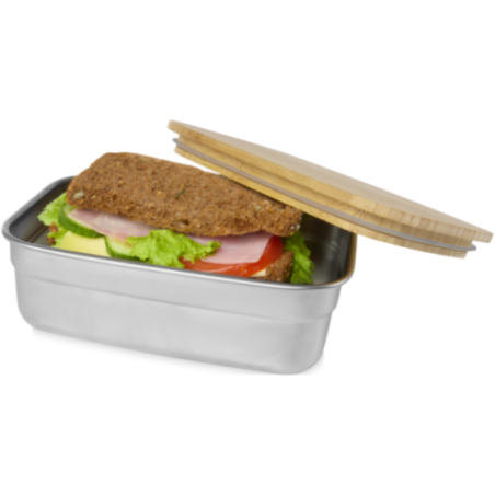 Lunch box personnalisée en inox et bambou Tite 
