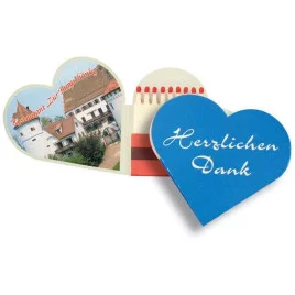 Allumettes Publicitaires Cœur