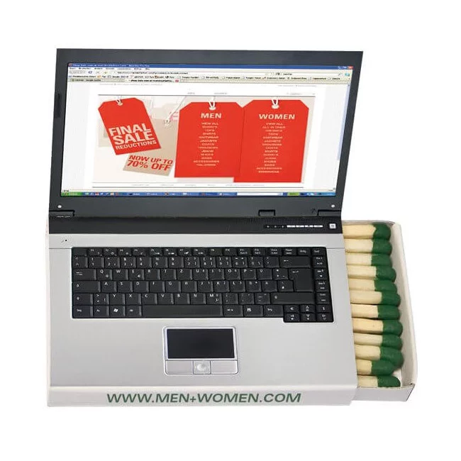 Boite d’allumettes Personnalisable Laptop 