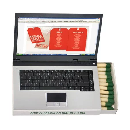 Boite d’allumettes Personnalisable Laptop 