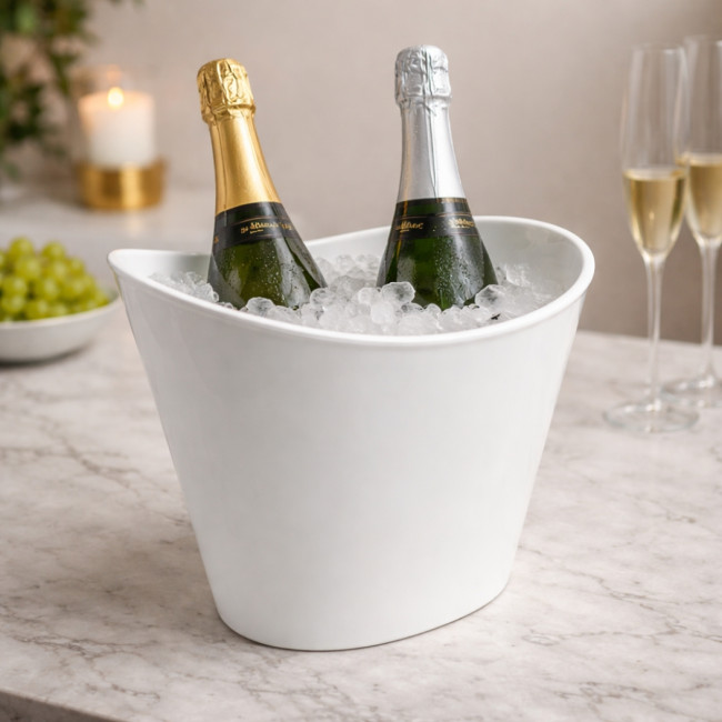 Seau à champagne personnalisé pour 2 bouteilles 