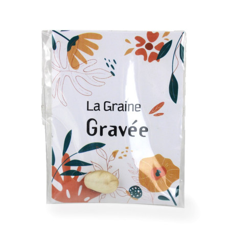 Graine publicitaire gravée 