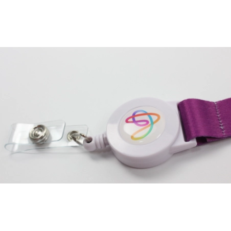 Tour de Cou avec Enrouleur Personnalisé Tour de Cou avec Enrouleur Personnalisé - Personnalisé