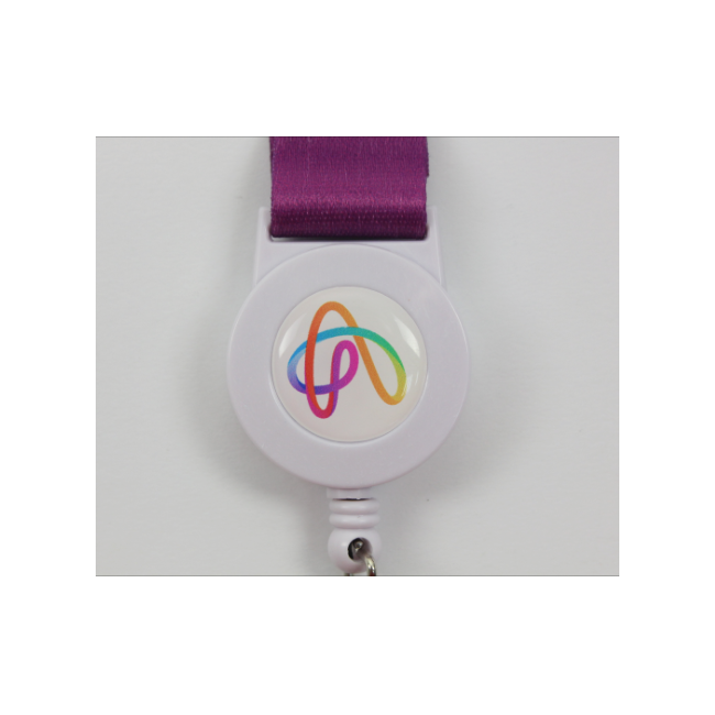 Tour de Cou avec Enrouleur Personnalisé Tour de Cou avec Enrouleur Personnalisé - Pub