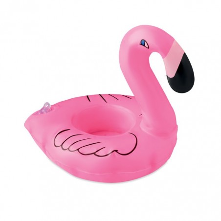 Porte-canette gonflable Flamant Rose 