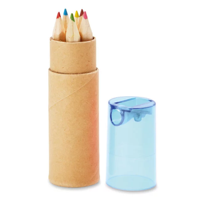 Set 6 Crayons de Couleurs Set Box