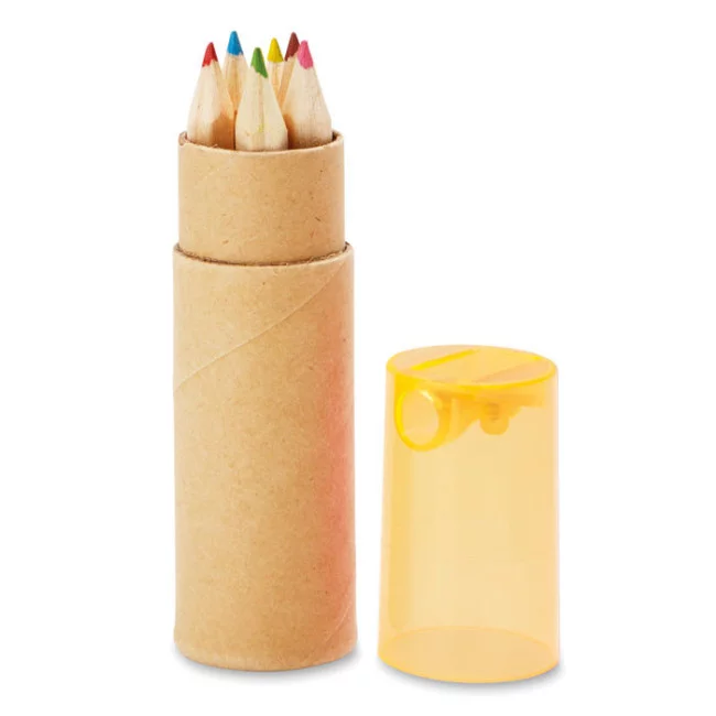 Set 6 Crayons de Couleurs Set Box