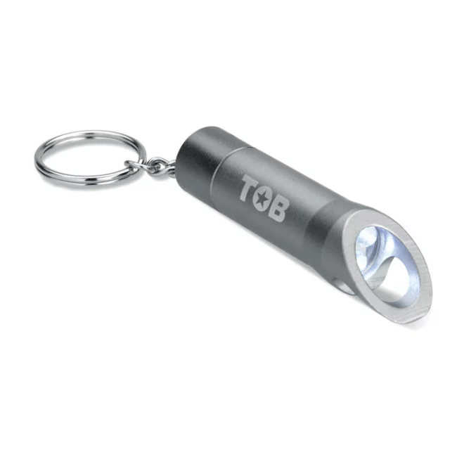 Porte-Clés Lampe Torche Publicitaire 2 en 1