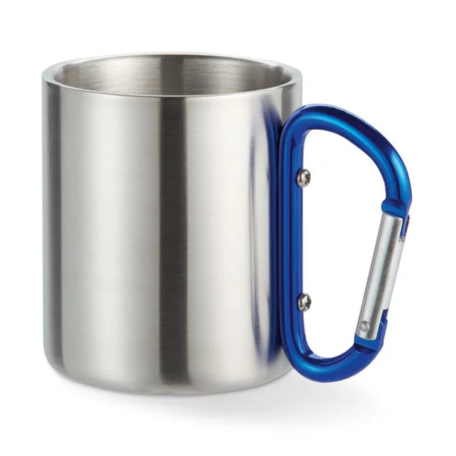 Mug en Inox Publicitaire Mousqueton 220 ml 