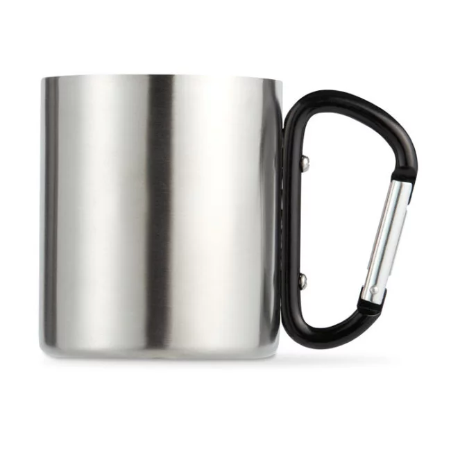 Mug en Inox Publicitaire Mousqueton 220 ml 