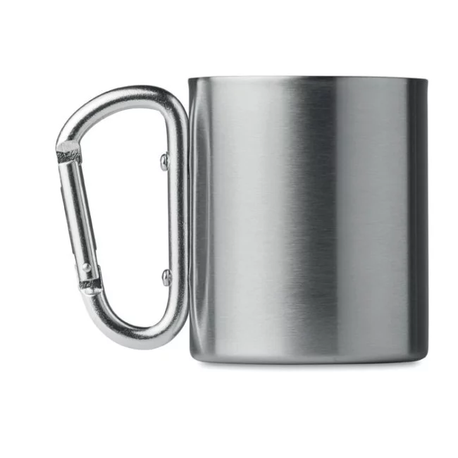 Mug en Inox Publicitaire Mousqueton 220 ml 