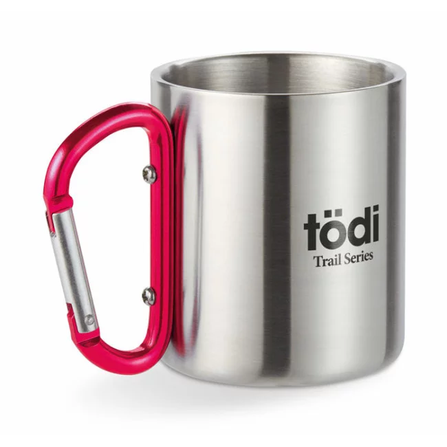 Mug en Inox Publicitaire Mousqueton 220 ml 