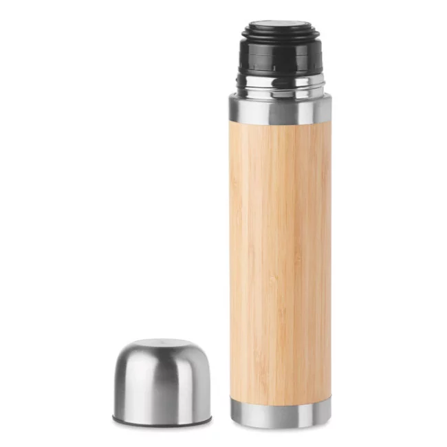 Gourde Isotherme double paroi Bambou 400 ml