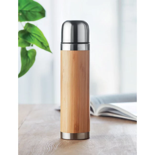 Gourde Isotherme double paroi Bambou 400 ml