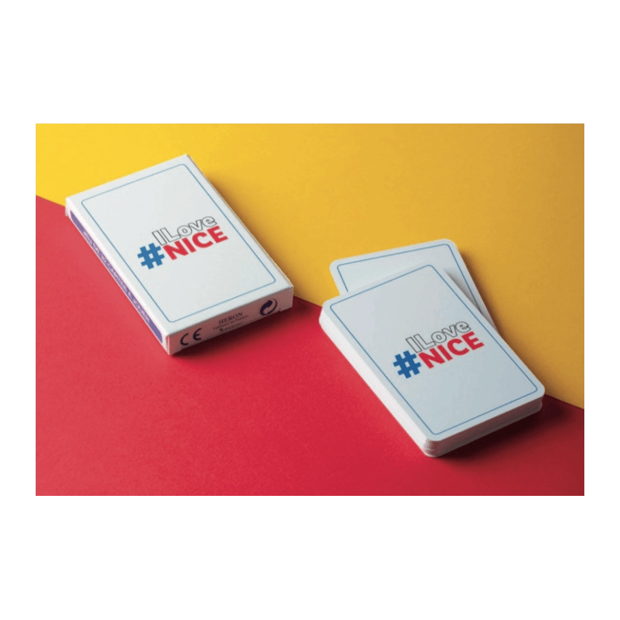 Jeux de 55 cartes personnalisées POKER - couv