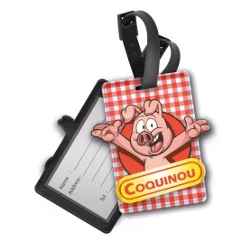 Etiquette à Bagage PVC FLEX personnalisée