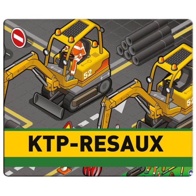 Tapis de souris personnalisé extra-plat en PVC Tapis de Souris Personnalisé PVC - Personnalisé