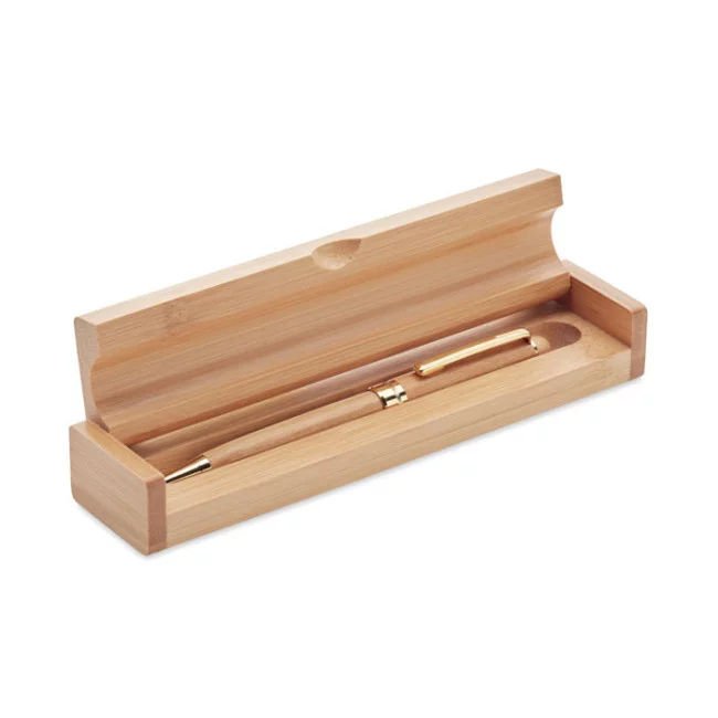 Coffret stylo bambou personnalisable ETNA