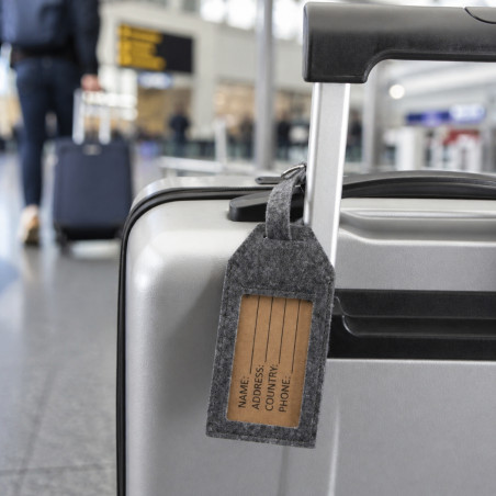 Étiquette à bagage personnalisée Tie 