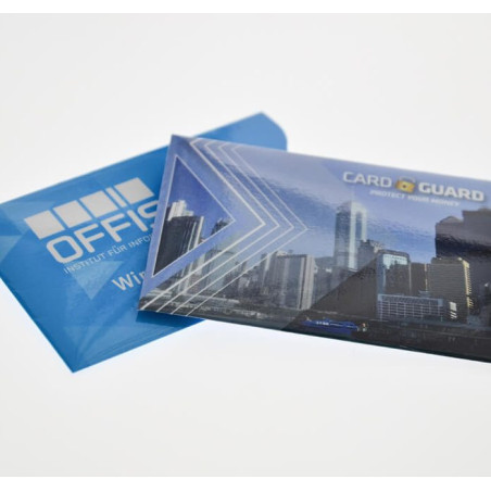Etui Publicitaire Anti-RFID Etui Publicitaire Anti-RFID - recto/verso