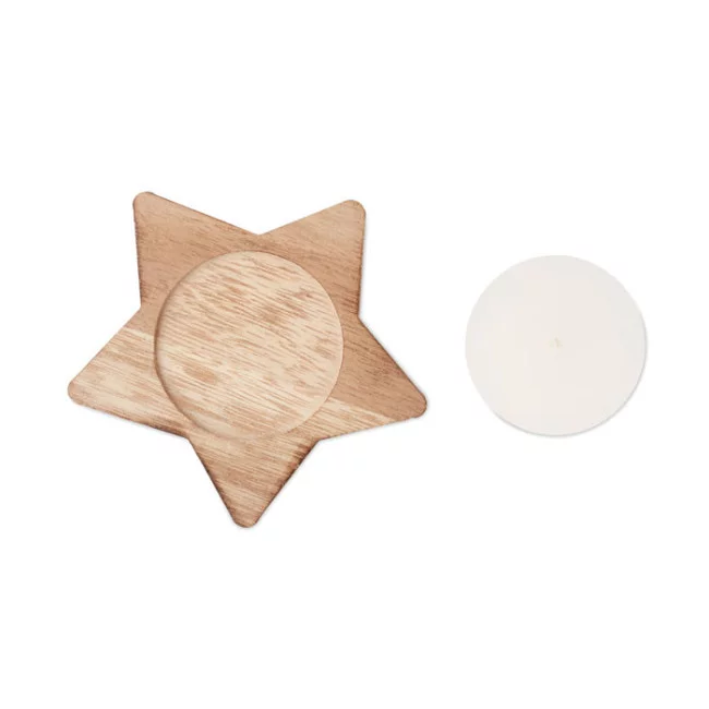 Bougie de noël personnalisable LOTUS