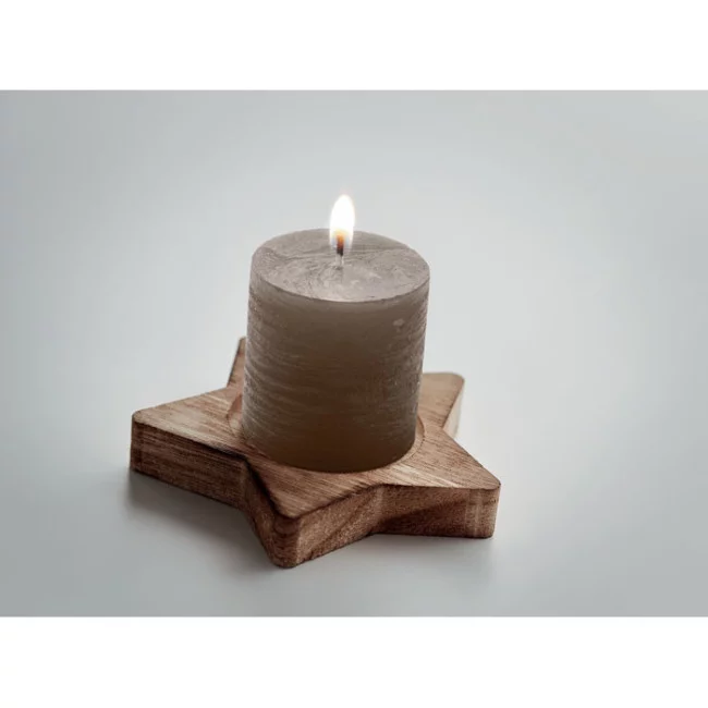 Bougie de noël personnalisable LOTUS