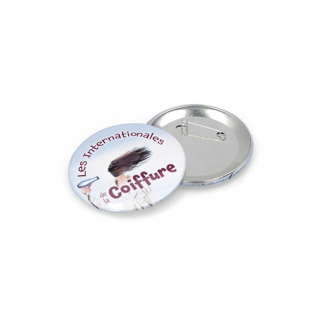 Badge publicitaire rond Ø 32mm Badge publicitaire rond Ø 32mm