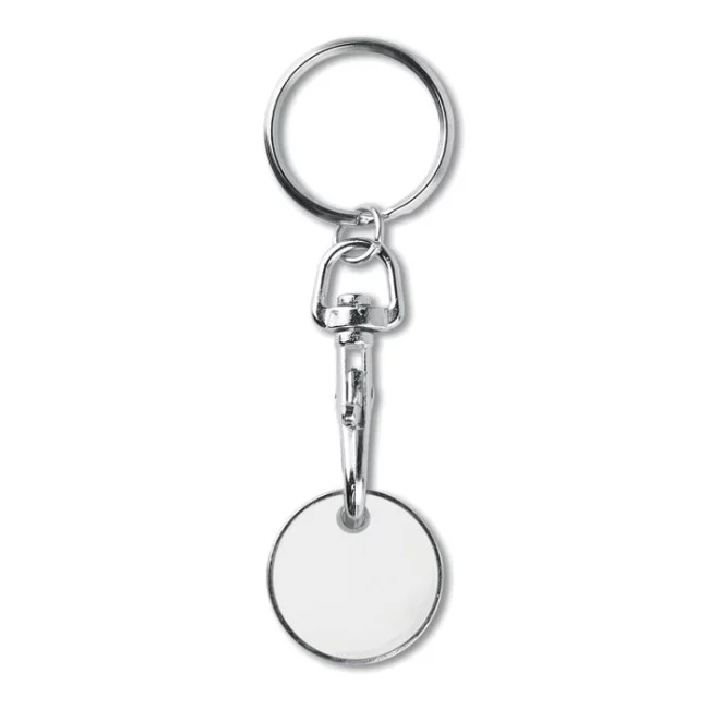 Porte-clés publicitaire jeton token 