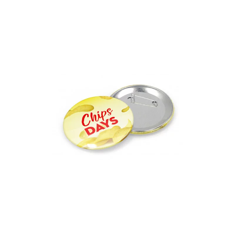 Badge publicitaire rond Ø 75mm